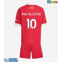 Liverpool Alexis Mac Allister #10 Domaci Dres za djecu 2025-26 Kratak Rukav (+ Kratke hlače)